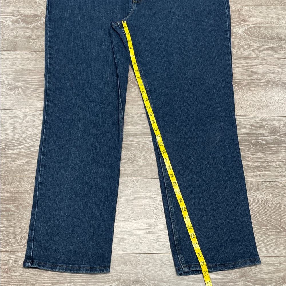 Riders By Lee Dark Wash Denim Jeans 157226H Size 22W - Picture 10 of 15